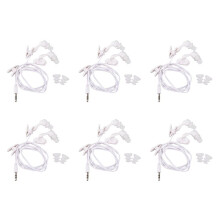 6X VattentäTa In-Ear HöRlurar HöRlurar för MP3 MP4 Underwater White