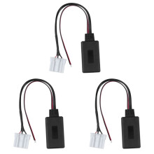 3X Car Module Audio Sans Fil pour Câble Audio Auxiliaire pour Musique pour 2 3 5 6 Mx5 Rx8