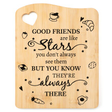 Tulolvae Best Friend Birthday Gifts, Bamboo Chopping Board Friendship Gifts for Women, Home Kichen Gifts for Female, Presents for Her, Bestie, BFF,