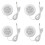 4X  White 3 5mm Pillow Speaker for   CD Radio MP3 Player GL 2