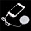 4X  White 3 5mm Pillow Speaker for   CD Radio MP3 Player GL 4