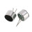 50 Pcs 2 Pin  MIC Capsule Electret Condenser Microphone Silver Tone Black 3