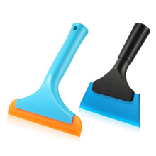 Silicone Squeegee, 2pcs Flexible Rubber Squeegee for Cars Silicone Scraper for Car Window Shower Squeegees for Shower Glass Door Car Windshield Window