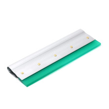 14 Inch Screen Printing Ink Squeegee with Aluminum Handle, 75 Durometer, Flat Squeegee for DIY Hand Printing, Flat Patterns