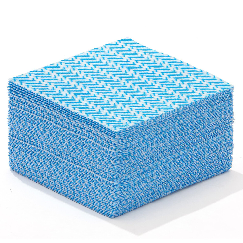 Peachicha All Purpose Cleaning Towels Disposable Cleaning Cloths Reusable J Cloths Blue Jay Clothes Dish Towel For Kitchen, Absorbent Thick Durable