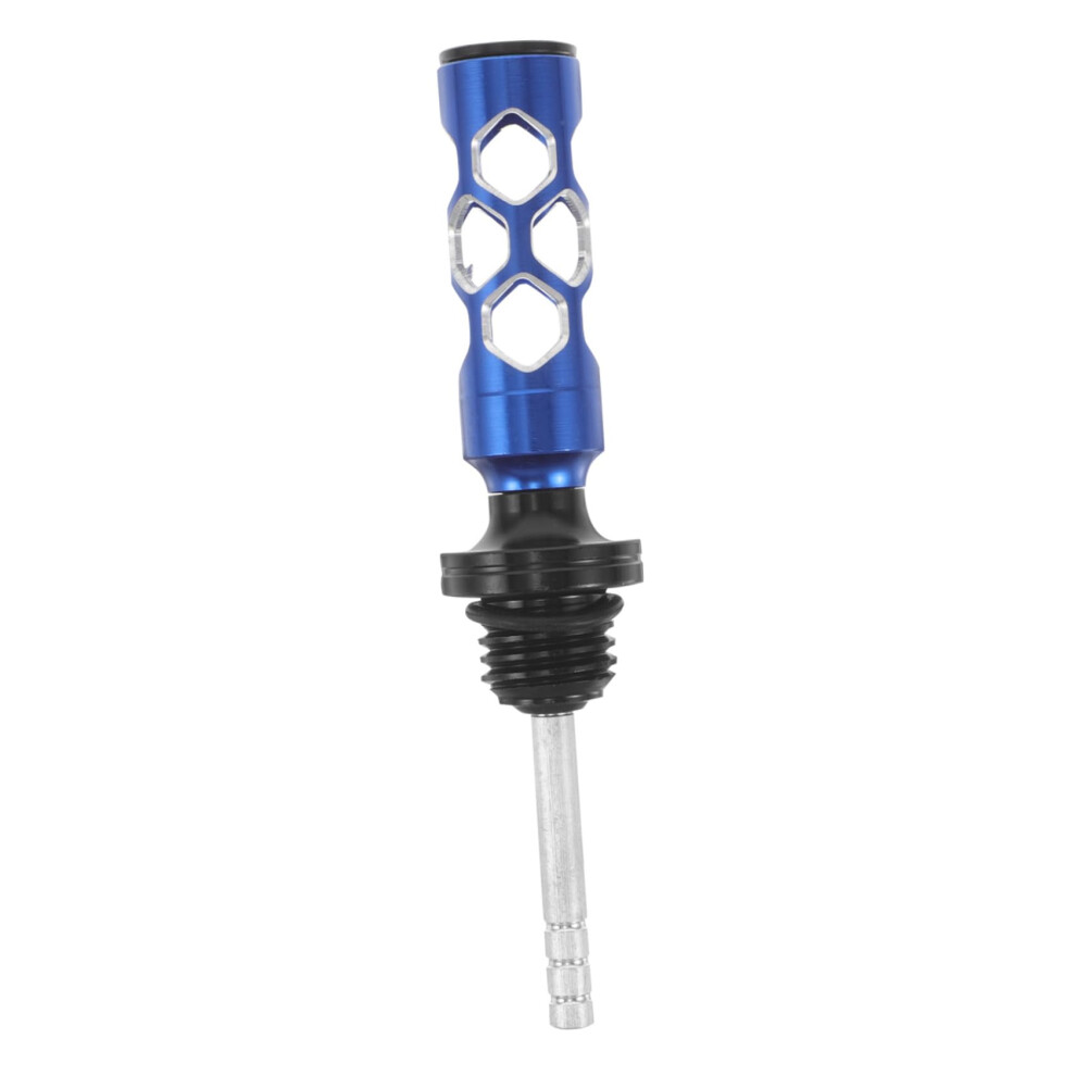 Aluminum Alloy Motorcycle Oil Dipstick Engine Oil Level Gauge For Precise Measurement Blue 9771547178477