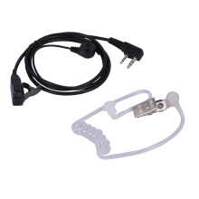2 Pin Covert Acoustic Air Tube Mic Microfoon Oortelefoon Oordopjes Headset Oortelefoon Hoofdtelefoon voor Walkie Talkie Radio