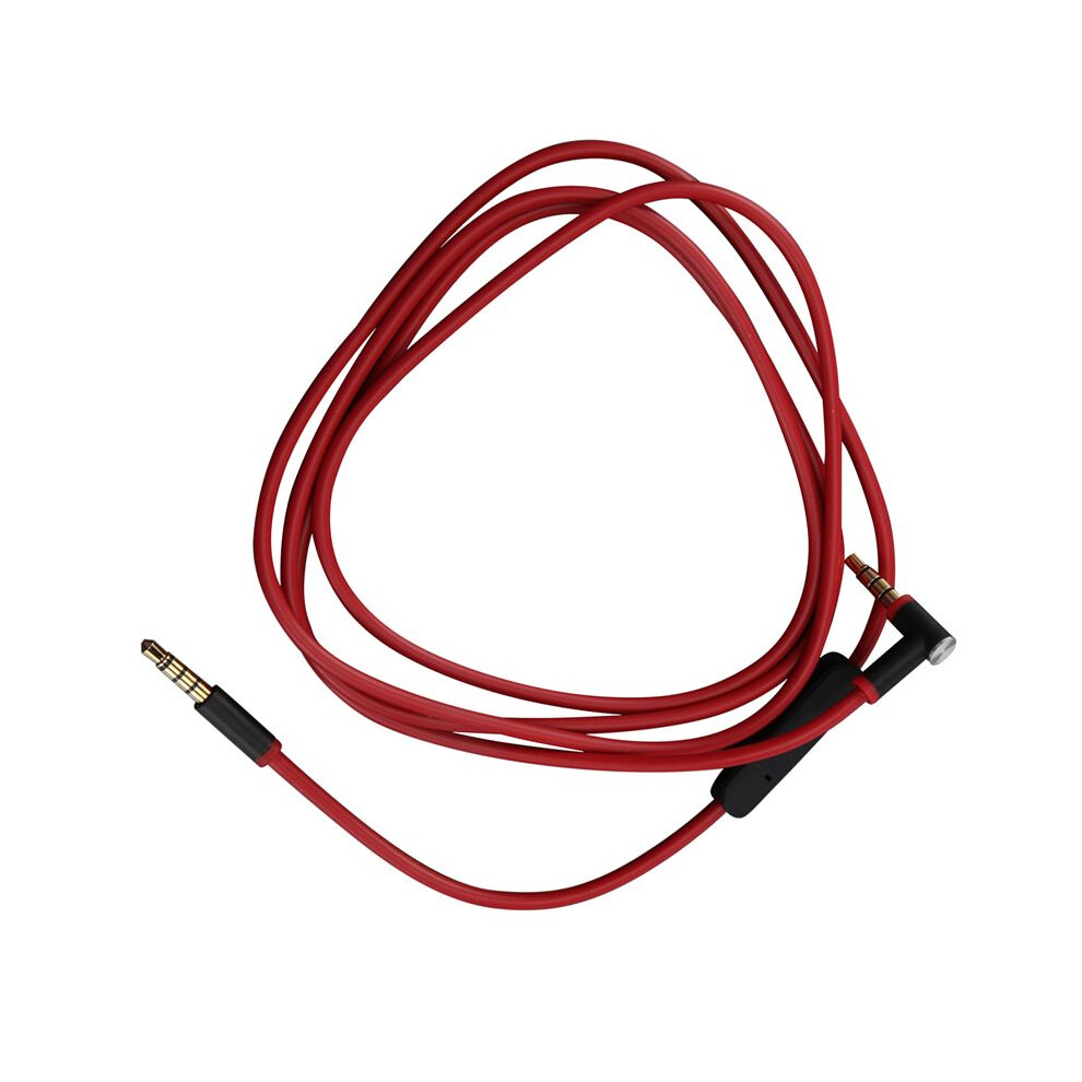 Replacement Audio Cable For By Dr Dre Headphones With In Mic For Studio/Executive/Mixr/Solo/Wireless/Pro Red 6031973625499
