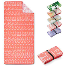 Fit-Flip Beach towel microfibre - large quick dry towels - for travel and swimming - lightweight, compact and super absorbent - sand free, 100%
