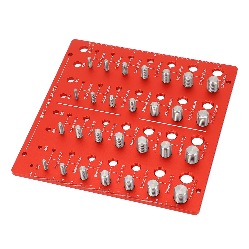 Thread Checker Aluminum Alloy Anodized Metric 9311384150955