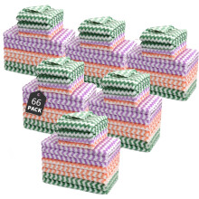 EigPluy Microfiber Cleaning Cloth,66 Pack Dish Cloths,10x10 Inches Dish Towels,Super Soft and Absorbent Kitchen Dishcloths,Fast Drying Microfiber