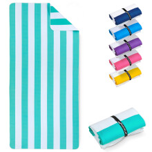 Fit-Flip Beach towel microfibre - large quick dry towels - for travel and swimming - lightweight, compact and super absorbent - sand free, 100%