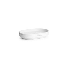 Brabantia - Mindset Soap Dish - Non-Slip Base - Ribs Keep the Soap High & Dry - Removable Inner Tray - Corrosion Resistant Metal - Bathroom Accessory