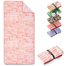 Fit-Flip Beach towel microfibre - large quick dry towels - for travel and swimming - lightweight, compact and super absorbent - sand free, 100%