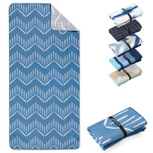 Fit-Flip Beach towel microfibre - large quick dry towels - for travel and swimming - lightweight, compact and super absorbent - sand free, 100%