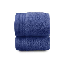 Top Towel - Premium - Large Bath Towels - Bath Towels - 2 Face Towels or Bidet -30x50cm - 100% Cotton - 600g - Navy