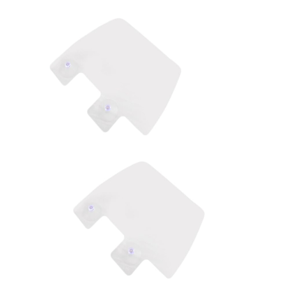 Pretyzoom Kitchen Sink Splash Guard 2Pcs Suction Cup Water Protector Splashproof Baffle For Home Kitchen Bathroom Sink Water Barrier 5051223163923