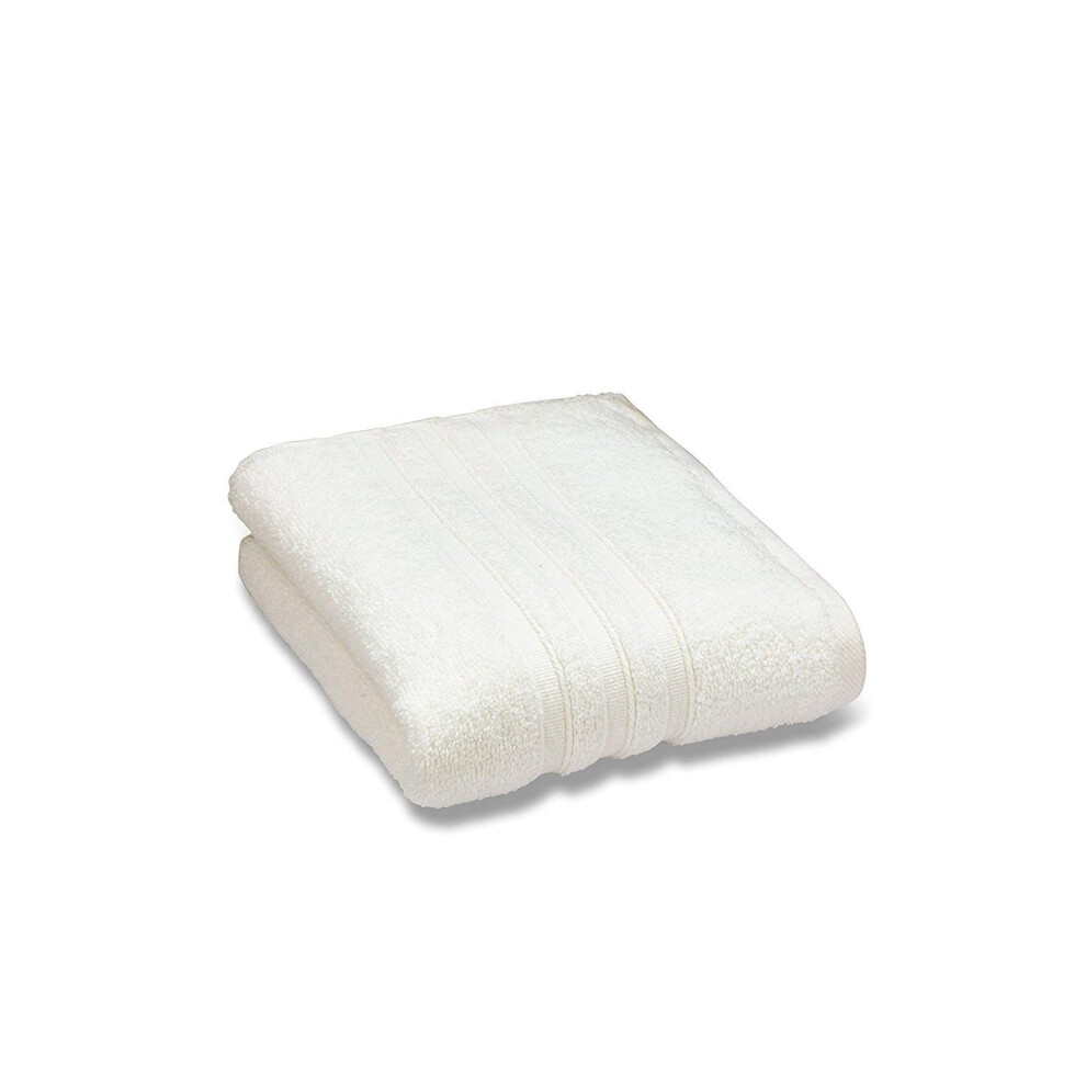 Catherine Lansfield Zero Twist Cotton 90X140cm Bath Sheet Cream