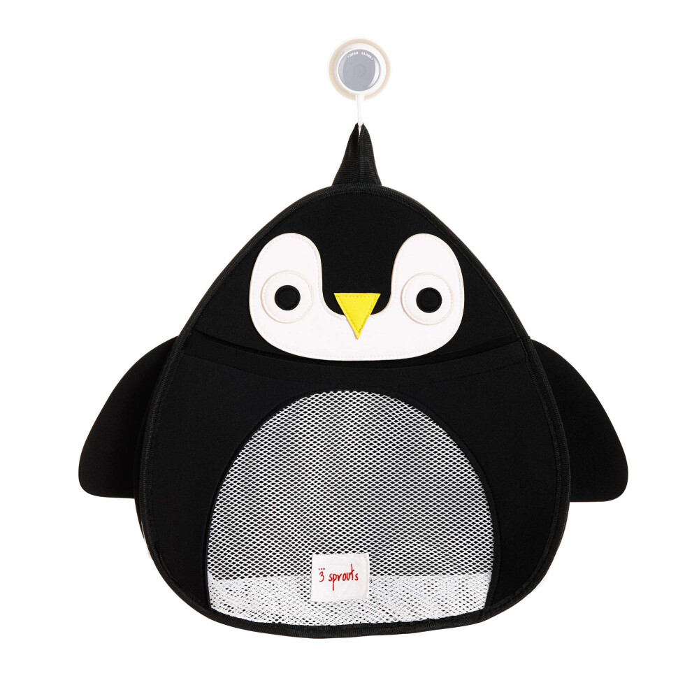 Bath Storage Caddy - Organizer For Shower, Baby And Toys, Penguin 3 Sprouts