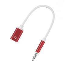 3,5 mm Mannelijke Naar Type C Vrouwelijke Audiokabel, Analoge Audio-Aansluiting Hoofdtelefoon-Audioadapter voor MP3-Speler, Laptop, Tablet A