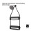 Umbra Umbra Flex Shower Caddy with Patented Gel-Lock Technology Suction Cup, Black 4