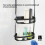 Umbra Umbra Flex Shower Caddy with Patented Gel-Lock Technology Suction Cup, Black 2