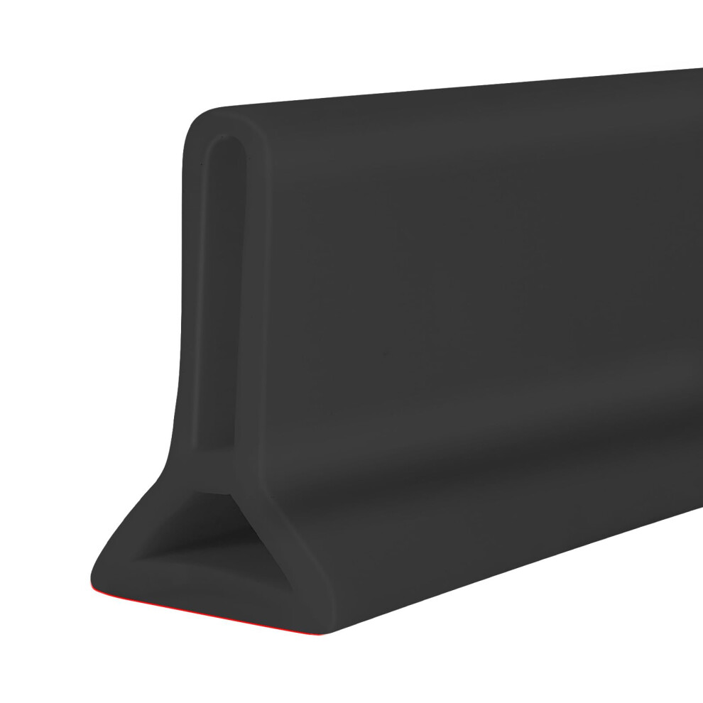Dlyyplus 39''/1M Collapsible Shower Threshold Water Dam Water Stopper Barrier Keeps Water Inside Threshold Dry And Wet Separation For Bathroom Kitchen 5051223168102