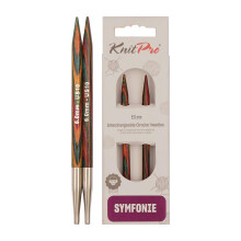 KnitPro Symfonie Interchangeable Circular Needles 5" (13cm) | 6.00mm