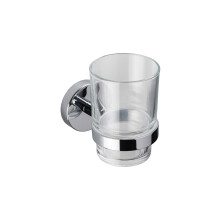 Croydex Tumbler and Holder, Chrome, 10.5 x 6.7 x 9.5 cm
