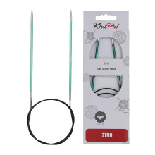 KnitPro Zing Fixed Circular Needles 32" (80cm) | Size 3.25mm