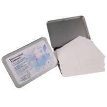 tumuarta Watercolor Paper Postcards , 10x15 CM, Cotton Paper, 300 GSM, Cold Press, 24 Blank Cards for Dry & Wet Media Paint for Greeting Cards & Thank