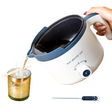 Ksedcon Electric Wax Melter, Candle Wax Melter for Candle Making with Lid, Double Boiler Wax Melting Pot with Pouring Spout (UK Plug)