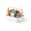 Umbra Umbra BELLWOOD BIN 14x10 WHT/NAT 1