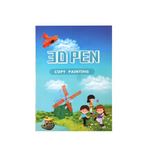 20 Pages 40 Patterns 3D Pen Drawing Book Templates, with a Reusable Transparent PVC Drawing Board, 3D Art Pen Accessories for Adults Starter for 3D