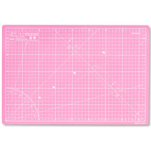 Elan A3 Cutting Mat Pink and Purple, 5-Ply Hobby Board for Crafts 44X30 CM, Self Healing Cutting Mat A3, Recycled PVC Craft Board for Sewing
