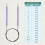 KnitPro Zing Fixed Circular Needles 16" (40cm) | Size 4.50mm 4