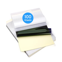 Phomemo M08F Tattoo Transfer Paper, Thermal Stencil Paper for Tattooing, Compatible with M08F TP81 Tattoo Printer, A4 Size 8.27" x 11.69"(210x297mm),