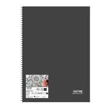 Artme A3 Sketch Pad, 30 Sheets 160gsm, Spiral Bound, Sketchbook Portrait