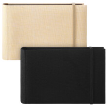 2 Pack Small Photo Albums, 6x4 Slip In Photo Albums 200 Photos Mini Flip Photo Book Album Portable Linen Cover Memory Book with Linen Cover for Baby