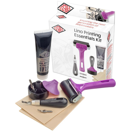 Essdee Lino Printing Essentials Kit, Black/ Blue