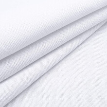 Caydo 1 x 1.5 m 18 Count Aida Fabric Cross Stitch Fabric Large White Embroidery Cloth for Cross Stitch, Embroidery, Needlework, DIY Craft