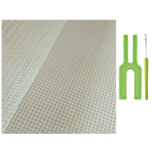 CCWORAN 100x150cm Blank Rug Hooking Mesh Canvas Mat Crochet Latch Hook Rug Making Carpet Tapestry DIY Kit Tool for Embroidery Crafts Decoration Rag
