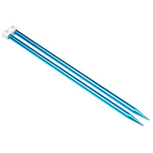 Coopay Chunky Knitting Needles 10.0mm x 35cm (Random Color), Metal Knitting Pins Beginners Professional Knitters, Lightweight Knitting Needles for
