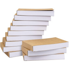 WUWEOT 15 Pack Blank Flipbooks, 1152 Sheets (2304 Pages) Blank Flip Book Paper, 11.4 x 6.3cm Flip Book for Animation, Sketching & Cartoon Creation, No