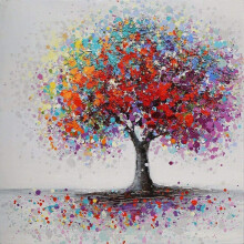 O&BTRC01 Diamond Art Kits - Diamond Painting Kits for Adults, Tree Gem Art for Adult, Life Tree Bead Diamond Art Kits Adult 30X30cm/12x12 Inch