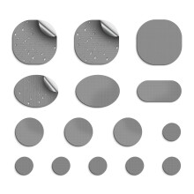 Skystuff 45 Pcs Down Jacket Repair Patch for Puffer Jackets Coats, Nylon Fabric Repair Tape Pre-Cut Self-Adhesive Patches for Clothing, Down Jacket