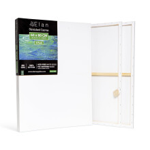 Elan Stretched Canvases 60x80 CM, 4-Pack Large Canvas for Painting 280 GSM, Triple Primed Large Stretched Canvas for Painting 60x80 CM