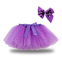 Mini Tutu Hame Taaperoille Tytöille Söpö Juhlatanssiliitos Sateenkaari Verkko Langasta Paljeteilla Tylli Hame Rusetti Hiusneula Puku Yksivärinen