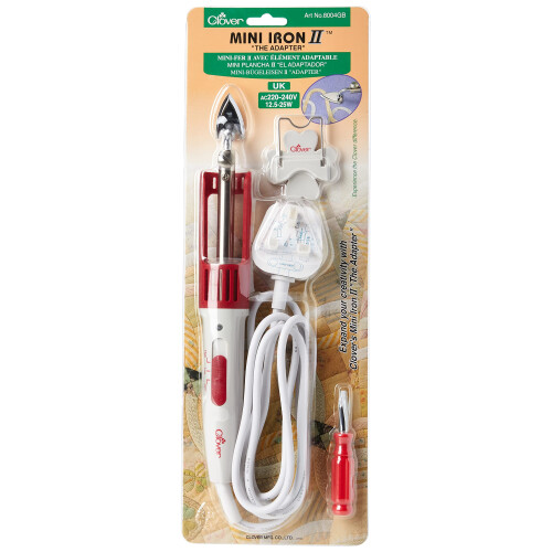 Clover CL8004GB Mini Iron, 1, Red
