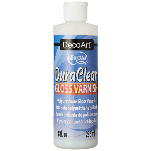 Deco Art DuraClear Polyurethane Gloss Varnish, 236 ml (Pack of 1)